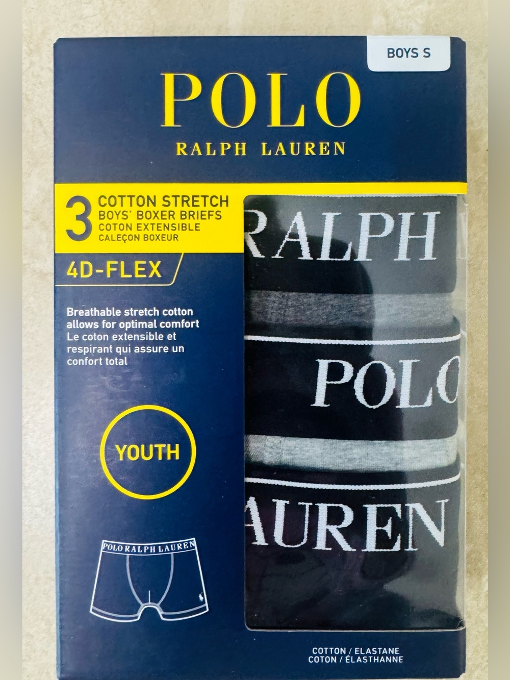 Polo Ralph Lauren Big Boys Cotton Stretch Boxer Briefs - Picture 6 of 13